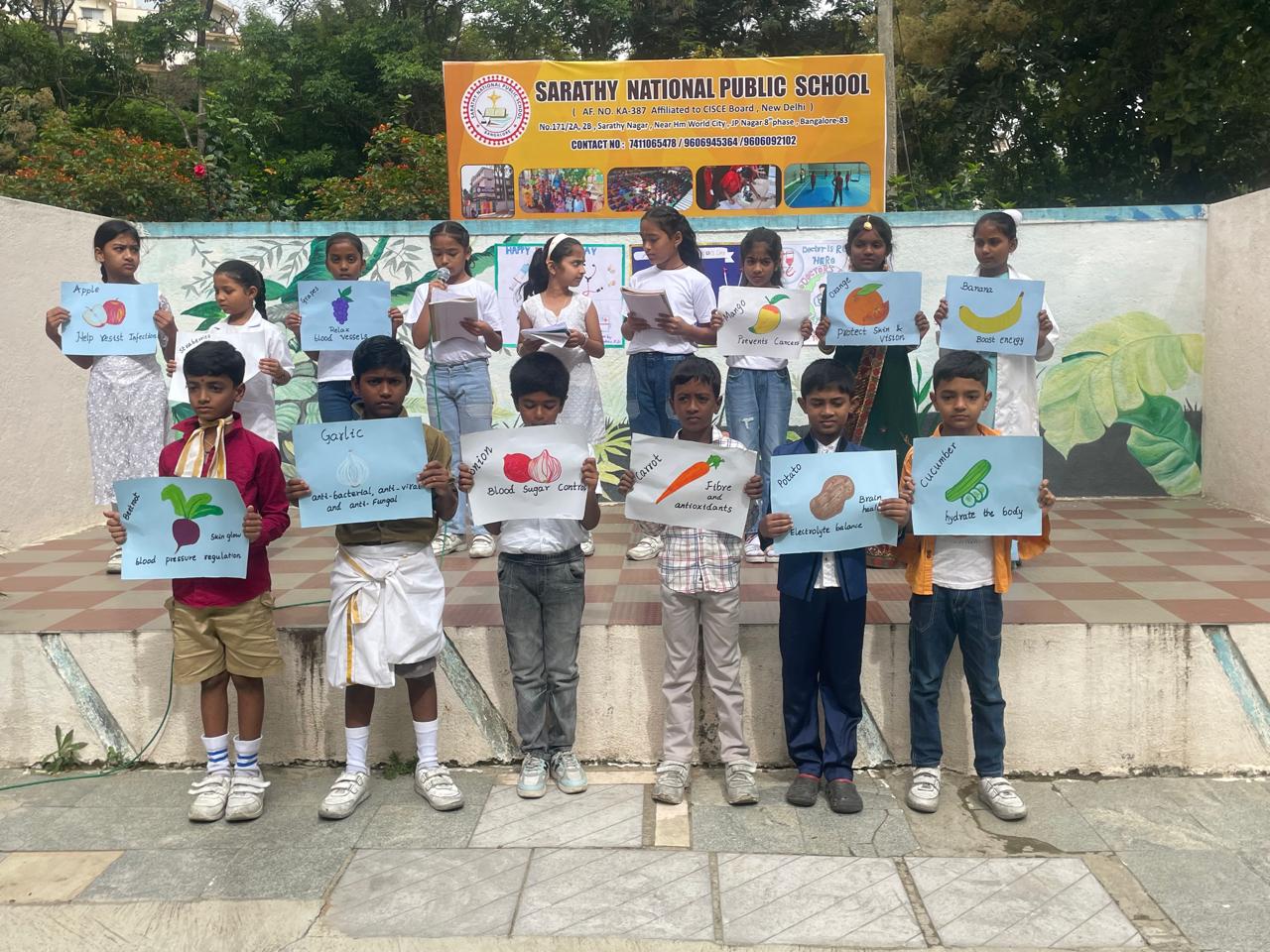 Students learning at Sarathy